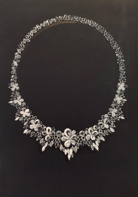 Collier fleurs